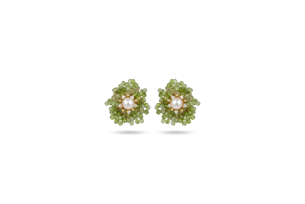 Posy Earrings 串珠花球耳環