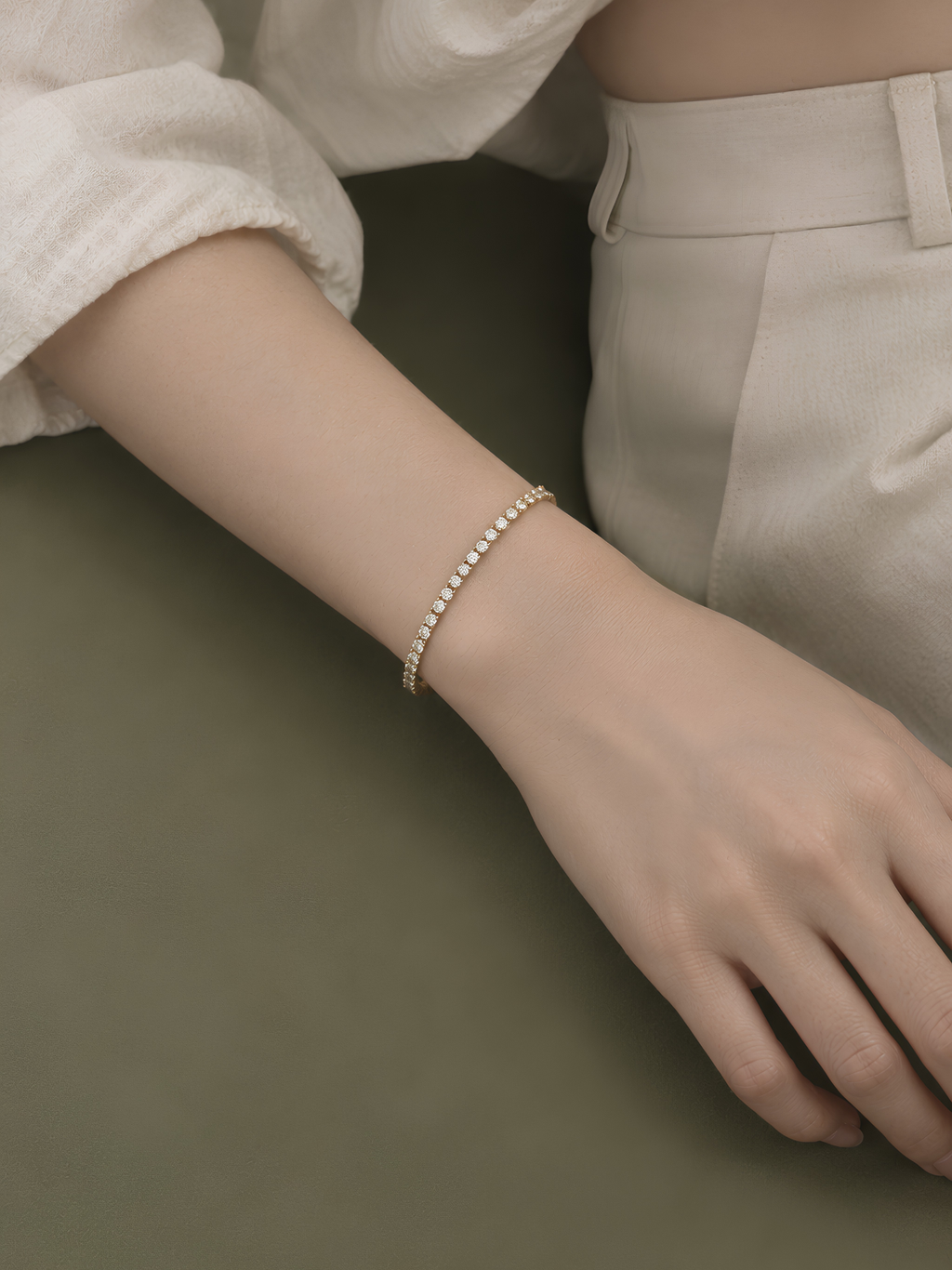 Gleam Tennis Bracelet 闪鄐網球手鏈