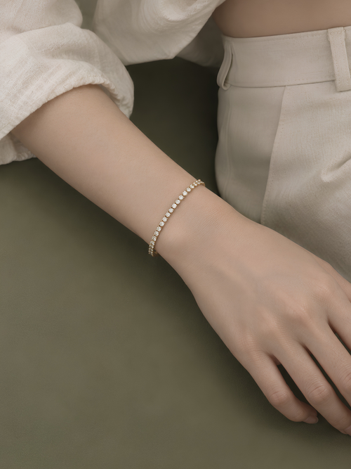 Gleam Tennis Bracelet 闪鄐網球手鏈