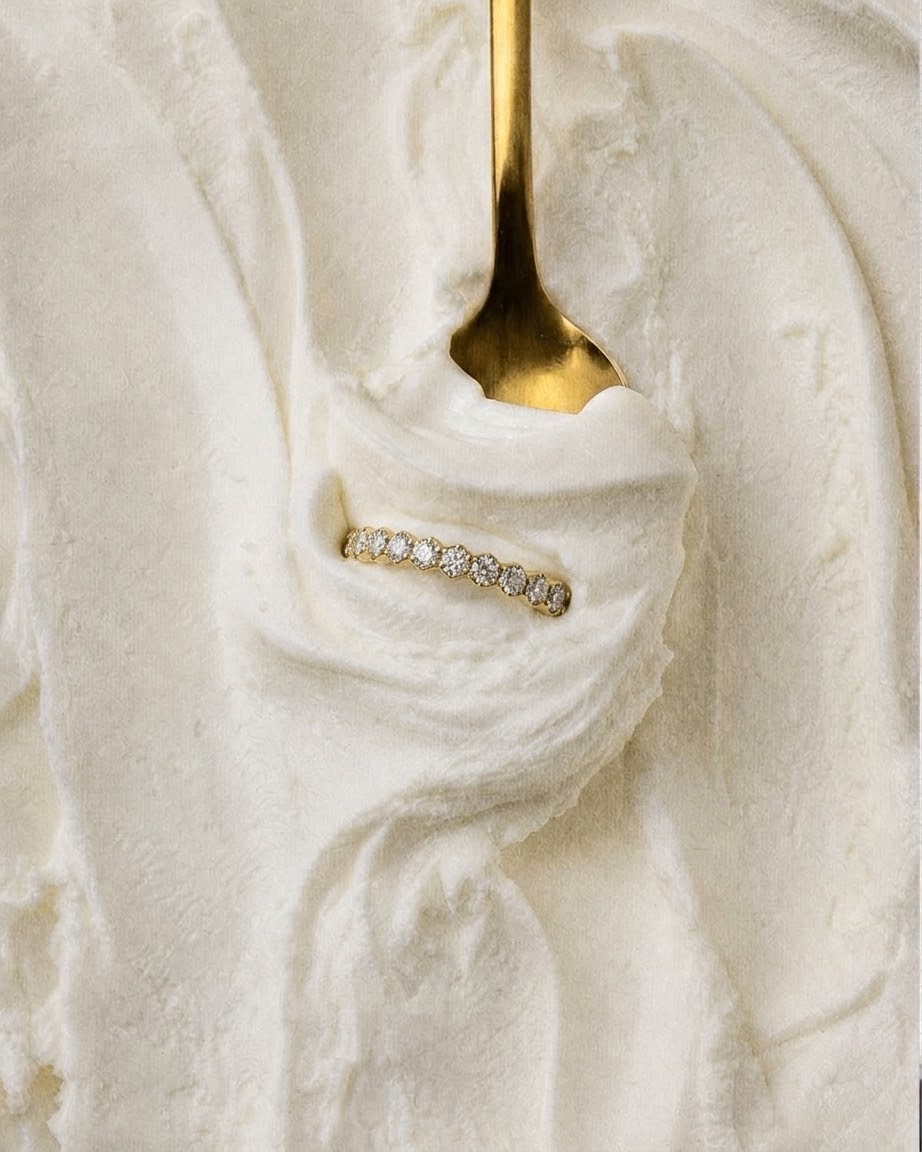 Shimmer Ring 密鑲戒指 金色
