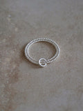Duo Bracelet 雙層串珠手鏈 – SOMUSOMU 銀色雙層串珠手鏈
