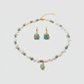 Aera Necklace 珍珠天然石項鏈 – SOMUSOMU freshwater pearl and natural stone necklace